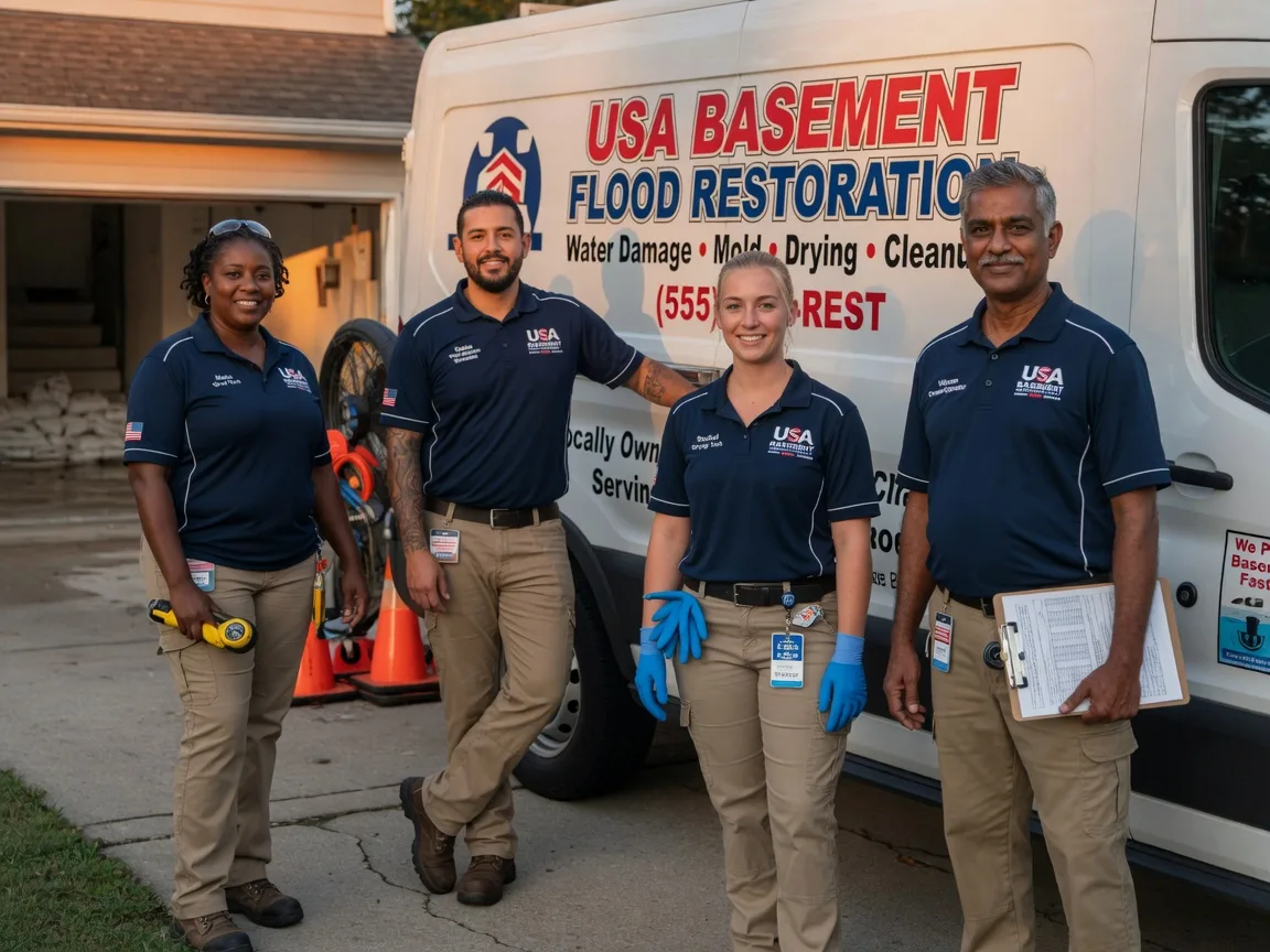 Basement Flood Cleanup company in Farmingdale, ME